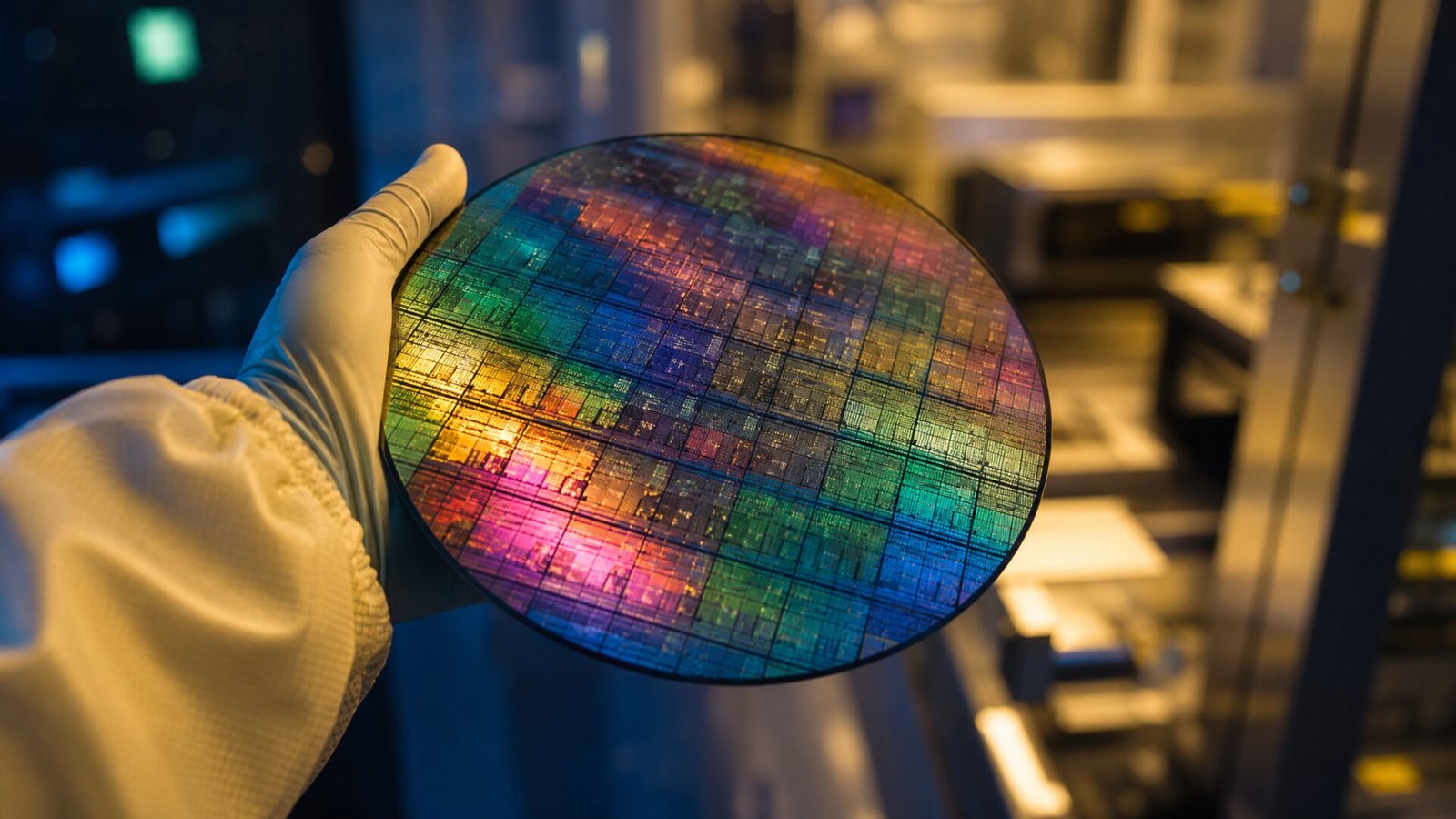 300mm silicon wafer for the Dholera semiconductor fab