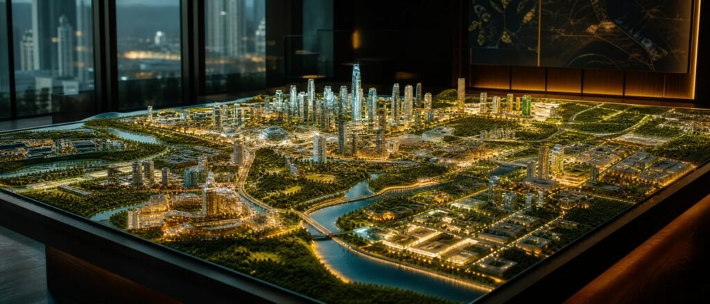 Model of Dholera town planning schemes