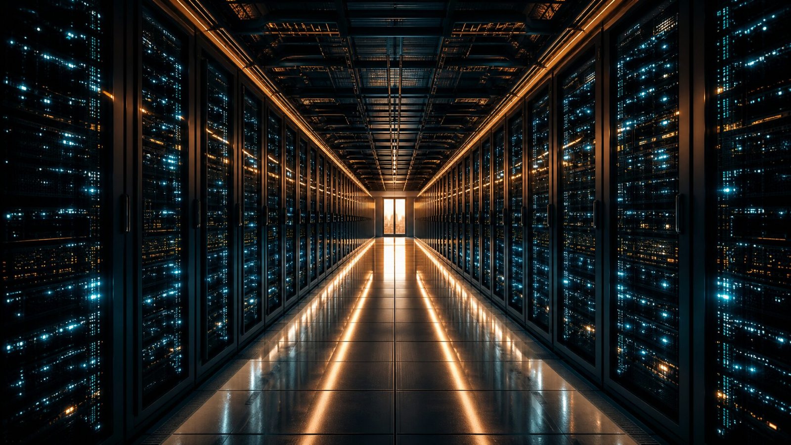 Server hall inside a Dholera data centre